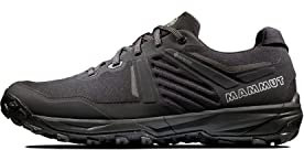 Mammut Ultimate III Low GTX Men | Wanderschuhe für Herren, Outdoor Schuhe, Wasserdichte Sportschuhe, Gore-Tex Trekkingschuhe, Atmungsaktive Freizeitschuhe, Bergschuhe | Black, 11