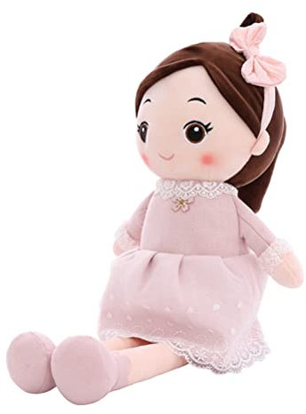 Lipeed Kuschelpuppe 40cm Niedliche Stoffpuppe Plüsch Stofftier Spielzeug Schlafen Geschenke Mädchen Raumdekoration