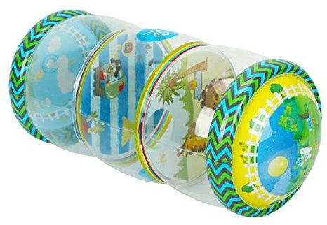 gateo para niños pequeños | Baby Principiante Inflable Gate,Tummy Time Climbing Roller Games Early Activity Center para niñas y niños recién nacidos Fulenyi