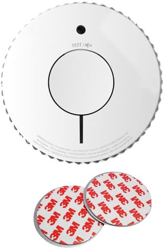 Fire Angel® Rauchmelder-Set mit fiduciashop Magnethalter | 10-Jahres-Batterie | FA6120 - Neue Generation (ST-622 / ST-620 Ersatz) (1er Set)
