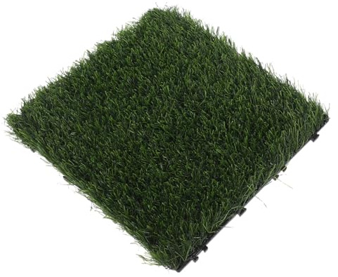 BESPORTBLE Césped Suspendido Artificial Realista Suelo De Césped para Jardín Patio y Casa Baldosas Cuadradas para Decoración De Jardín