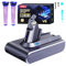 V6 Akku, FLYLINKTECH 8.0Ah Ersatzakku für Dyson V6 Serie DC62 DC59 DC58 DC61 DC72 DC74 Animal SV03 SV04 SV05 SV06 SV07 SV09 Staubsauger Mit 2 Filtern