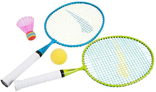 HUDORA Kinder Federballset Kids, Mehrfarbig, Einheitsgröße