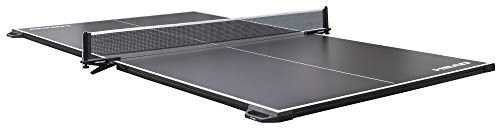EastPoint Sports Head Tournament Size 2-Piece Deluxe Conversion Table Tennis Top, 15mm Surface with Clamp-On Net and Built-in Carry Handles