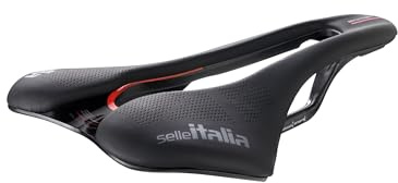 Selle Italia SLR Boost Kit Carbonio Superflow - Racercykelsadel med Kolfiberram och Skal, Lätt och Hållbar