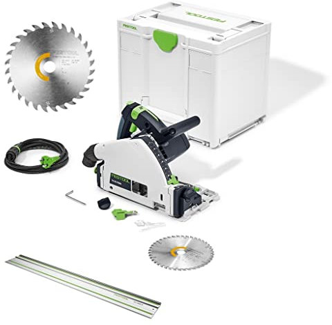 Festool Tauchsäge TS 55 FEBQ-Plus + FS1400 + Sägeblatt 160x1,8x20 W28 Wood