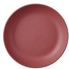Mepal - Plato hondo Silueta - Apto para lavavajillas y microondas - Platos de plástico - Platos llanos - Vajilla - 21 cm - Vivid mauve