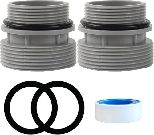 Kit Adattatori per Tubi da Piscina, Connettore Raccordi per Pompa Piscina Connettore per Tubi Flessibile 4560 Adattatore di Uscita di Ingresso da 40 mm a 1 1/2 pollici per Piscine Fuori Terra