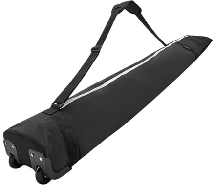 Ayztantine Sac de Ski et Snowboard à roulettes Extensible avec bandoulière for Voyage en Avion, Housse Protection étanche for Camping Sac de Snowboard