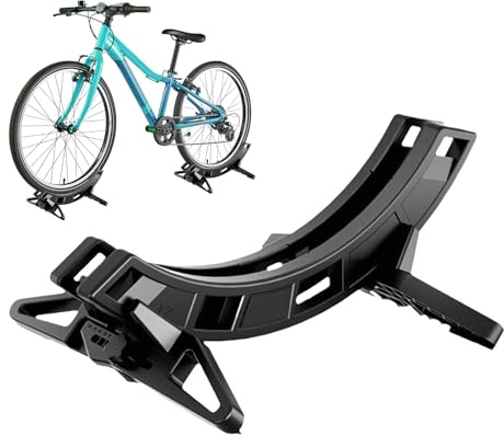 Yuemeuy Supporto Bici da Pavimento | Supporto Espositivo Biciclette Interno, Regolabile per Scooter da Garage Balcone Interno | Esposizione Esterno Balcone