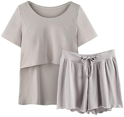 Pyjamas ärm nattkläder amning kvinnor skjorta och set T baby moderskap toppar korta byxor moderskap sömn graviditet pyjamas kvinnor