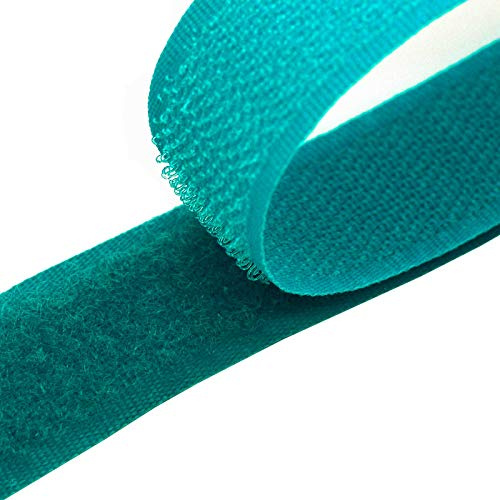 25m Klettband zum Nähen 20mm Flausch- & Hakenband 50 Farben Klettverschluss