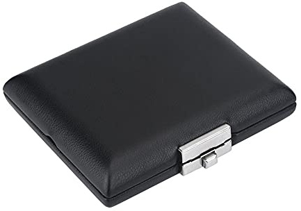 VBESTLIFE Bassoon Reed Box,PU Leather Cover Bassoon Reed Case with Slots for 3 Reeds Reed Case Bassoon Musical Instrument Accessories