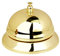 Campana de Servicio de Metal Tradicional Timbre de Mesa Timbre De Servicio Timbre De Recepción De Hotel 8.5cm de Diámetro para Hotel, Bar, Recepción，Restaurante,Mascotas Juego de Mesa 1 PCS （Dorado）