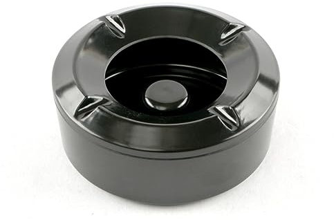 SWEET HOME Posacenere da Tavolo Tondo Nero Antivento in melamina cod.HT00409LU cm 4,5h diam.10,5 by Varotto & Co.