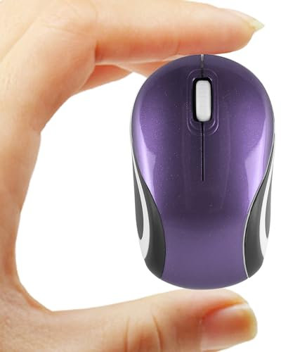 Mini souris sans fil mignonne pour ordinateur portable, petite taille, portable, compacte, voyage, souris optique USB, 3 boutons, 1600 dpi, souris sans fil pour PC, ordinateur portable, MacBook,