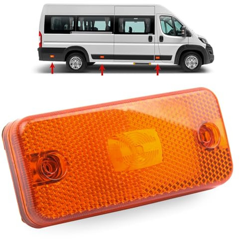 ROBUST Car Side Marker Lamp Orange Lens Replacement for Citroen Jumper Relay Fiat Ducato İveco Daily Mk3/4/5 Peugeot Boxer 6303.A0 71749250 1356794080 5010306792