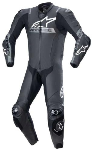 Alpinestars Missile V2 Ward perforé une pièce moto en cuir, schwarz/grau, 50