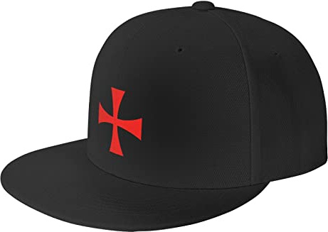 Unisex Gorra En Lona Cruz Templaria Gorra Trucker Verano Sport Hat Acampada Sailor Ship Cap para Estilo Streetweatraining Casual Deportes