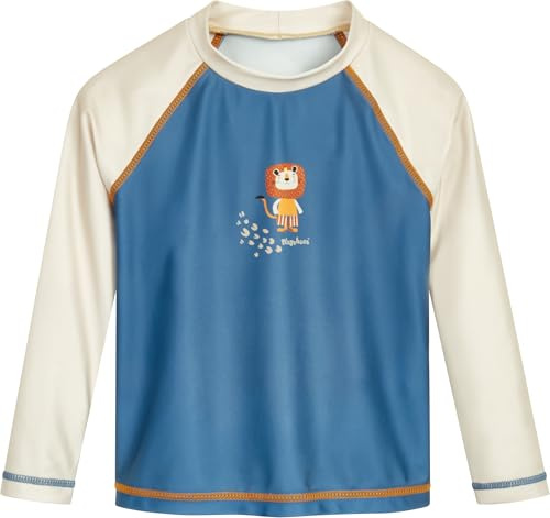Playshoes T-Shirt de Bain à Manches Longues avec Protection UV, Manches Longues Jungle, 110-116