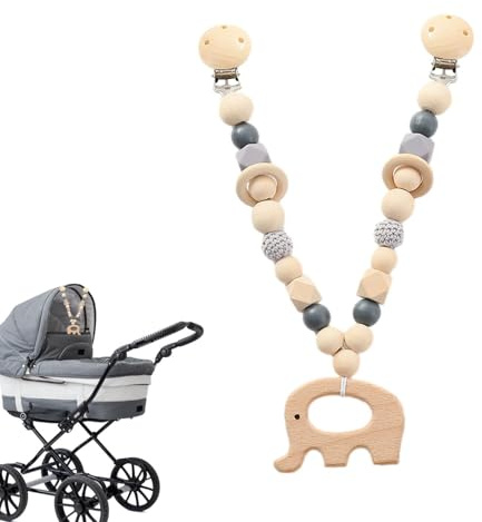 Giocattolo per sedili per auto, giocattolo da carrozzina,Pustiera sensoriale giocattolo giocattolo a catena in legno - Custhair Charning Pusthair di simpatico per bambini, ragazzi, ragazze, bambini, b