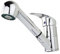 DIYEAH Rubinetto Da Cucina Lega Di Zinco Con Doccia Estraibile E Rotazione Per Acqua Calda E Fredda Miscelatore Stile Moderno Con Tubo Di Ingresso Inclusa