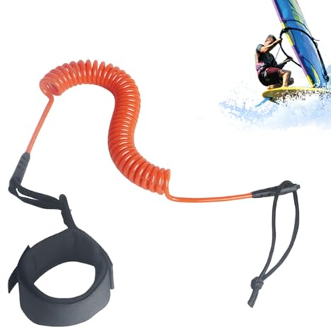 Leash per tavola da stand up paddle – Cordino elastico di sicurezza per tavola da surf, per gamba a per paddle – per uomini e donne, adulti, giovani principianti e