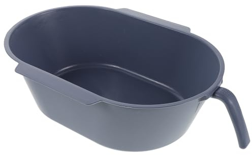 TOPBATHY Cubo de Inodoro Portátil de Plástico Ligero con Asa para Silla de Ruedas y Personas Mayores, Cubo de Repuesto para Orinal con Seguridad Mejorada