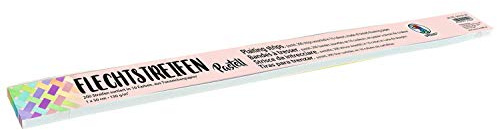 Ursus 5690099 Pastel, 200 Strips in 10, Made Drawing Paper, 130 g/m², Approx. 1.0 x 50 cm, for braiding Motifs and for Making froebel Stars
