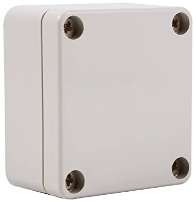 Scatola Derivazione Esterna, Scatola di Giunzione Impermeabile Ip66 in Plastica ABS Custodia Elettrica Universale per Scatola di Giunzione Scatola di Controllo (65 x 60 x 35 mm)