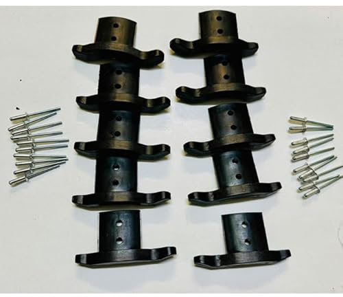 Roller Shutter Door End Locks – Pack of 24 (12 Pairs) Complete with Rivets Drill Bit and Easy to Follow Fitting Instructions