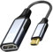 Adattatore CO2 da USB-C a HDMI 2.0 4K/60Hz, 2K/240Hz, Full HD, Plug & Play, HDR dinamico, cavo unidirezionale, alluminio grigio spazio, MHL, compatibile con iPhone, MacBook, iPad Pro, Samsung (4K)