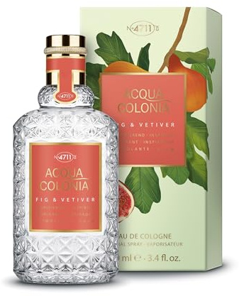 4711 Acqua Colonia® Fig & Vetiver | Eau de Cologne - Fonte di ispirazione - Benessere per i sensi | Natural Spray da 100 ml