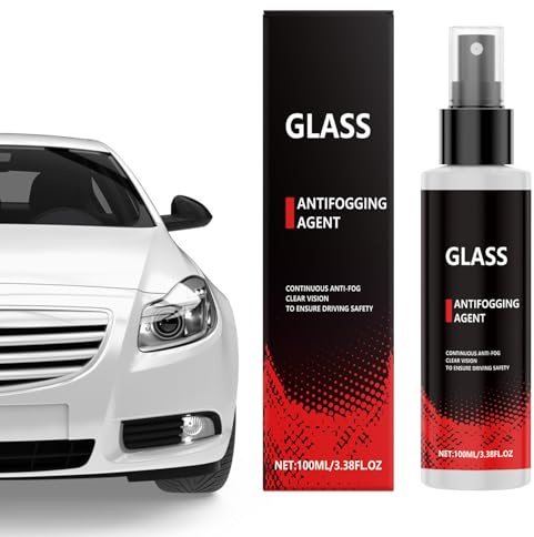 Spray Antiappannante - Defogger Per Occhiali, Maschere E Vetri Auto | Detergente Antiriflesso Senza Per Parabrezza | Lucidante Per Specchi, Moto, Doccia E Superfici Di Vetro