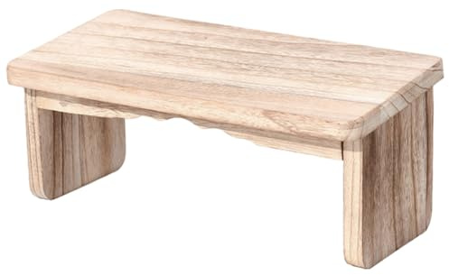 BESPORTBLE Taburete de Meditación de Madera Plegable Portátil Buena Capacidad de Carga para Arrodillarse en Casa o Viajando