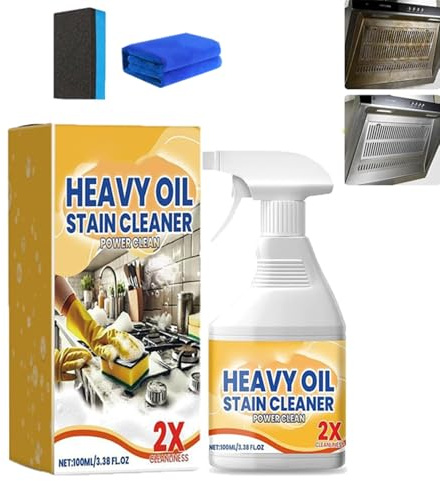 Kitchen Heavy Oil Cleaner, Kitchen Sgrassatore da cucina, potente macchia di olio da cucina, detergente multiuso in schiuma da cucina, potente spray per macchie di olio da cucina (1, 1pcs)