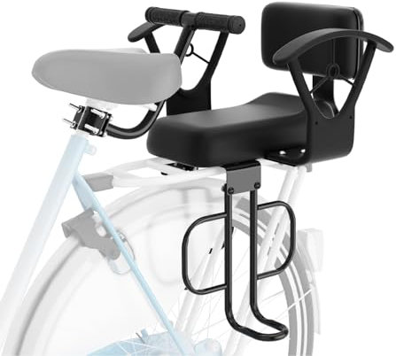 XIEEIX Fahrradkindersitz Hinten, Hinten Montierte Kinderfahrradsitze, 360° schützender Kindersitz, Breitenverstellbarer Fahrradrücksitz, Passend für alle Fahrradheckrahmen