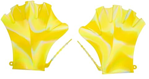 Milisten Paletas Resistentes al Agua Desgaste de Natación de Silicona Ajustables para Hombre y Mujer Ideales para Entrenamiento y Surf Corporal en Piscinas