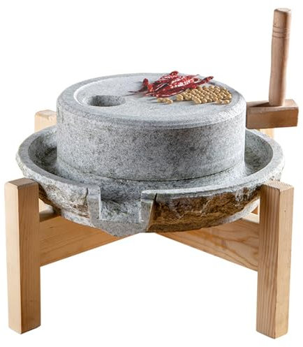 Macinino a pietra, macinino manuale per cereali, anima in acciaio inox, macinino per cereali e spezie, facile da pulire per caffè, fagioli, peperoncini