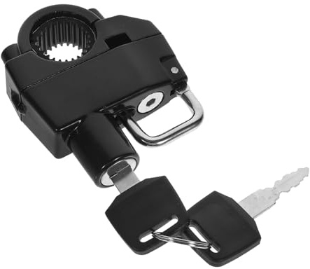 Garneck Candado Antirrobo para Casco De Bicicleta y Motocicleta Candado De Seguridad Resistente para Fijar Cascos Estacionamientos o Garajes