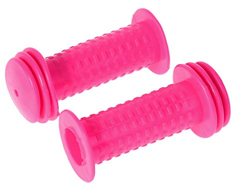 Haodream 1 paire de poignées de vélo pour enfants - Tricycle - Antidérapantes - En caoutchouc - Moyeu en cuir