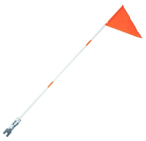 TOYANDONA Mástil de Bandera Multifuncional para Bicicleta Infantil, Asta de Fibra de Vidrio Sólida, Accesorio para Vehículos, Soporte Ligero para Banderín, Uso en Color Aleatorio