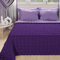 PETTI ARTIGIANI ITALIANI - Colcha Simple Reversible 160x260 cm en Microfibra, Cubre Cama Simple Primavera, Edredón Reversible 1 Persona, Lila Violeta, 100% Fabricado en Italia