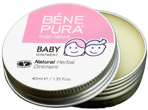 BenePura Salbe gegen Windeldermatitis, Natürliche Salbe gegen Reizungen und Rötungen mit Ringelblume und Kamille, 40 ml