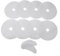 Zoegneer 10Pcs Abluft- Und Lufteinlassfilter Für Wäschetrockner, Mikrofaser Tuch Filter Baumwolle Für Kleidung Trockner Trockner Luftbefeuchter