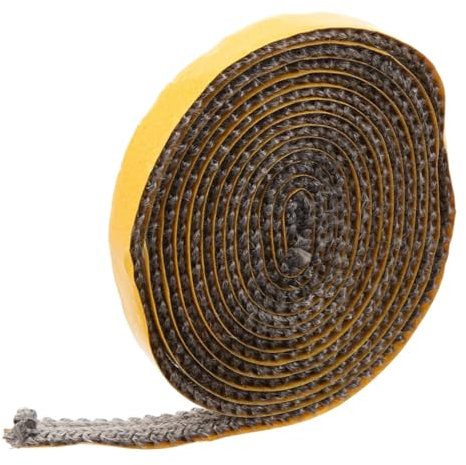 CIYODO Junta De Estufa De Leña Adhesivo Autoadhesivo Repuesto De Junta Para Puerta De Estufa Para Hornillos De Leña y Chimeneas