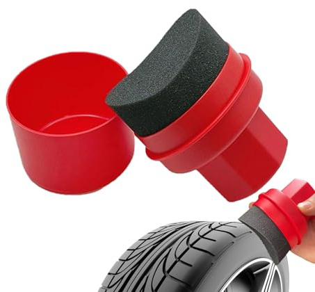 Wimnqie Däckglans applikatorborste, däckdressing applikator pad | Soft Shine applikatorborste för däckvaxning, bärbar för däckpolering