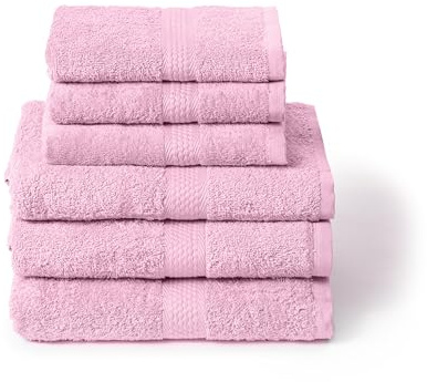 Caleffi Juego de 6 toallas de baño con invitados, compuesto por 3 toallas de cara de 55 x 100 cm + 3 toallas de bidet de 40 x 60 cm – Algodón 100% suave y ultra absorbente – ducha, cara y hospitalidad