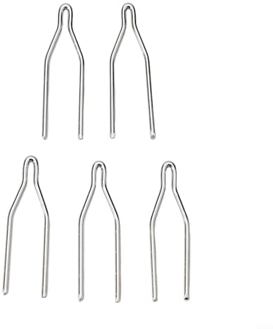 Jotekonoby Lot de 5 pointes à souder de rechange pour outil de soudure électrique, pointe de fer à souder de 1,5 mm de diamètre avec espacement des joints de 15 mm, accessoires remplaçables pour