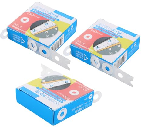 Ciieeo 750 Pezzi Rinforzi per Fori di Carta Autoadesivi Ultrasottili, Adesivi Copriforo Resistenti Strappi per Documenti, Quaderni e Raccoglitori per Scuola e Ufficio